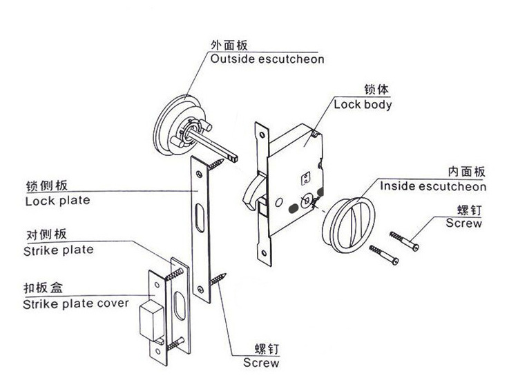 草莓视频软件污草莓视频官网下载地址RSL-610BK 室内移门拧手锁